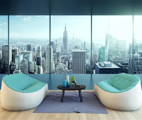 Vista 14 de FLFK Murales de pared 3D, autoadhesivos, autoadhesivos, removibles, para decoración moderna del hogar, 78.7 x 59 pulgadas B1231