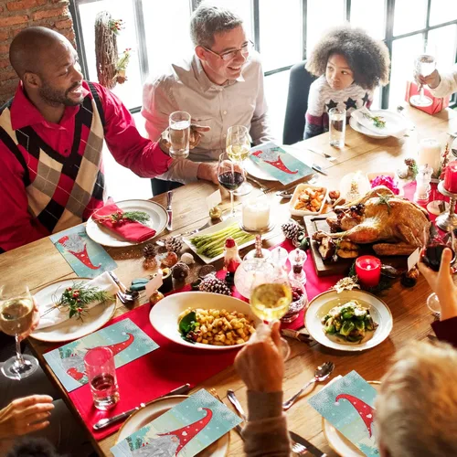 Vista 5 de 200 servilletas de Navidad para invitados, gnomos, toalla de mano desechable de Navidad para baño, papel para el hogar, Navidad, invierno
