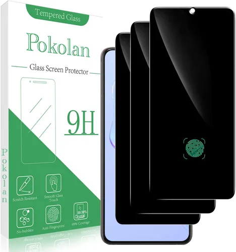 Vista 15 de Pokolan Paquete de 3 protectores de pantalla para Samsung Galaxy S21 Plus Transparente