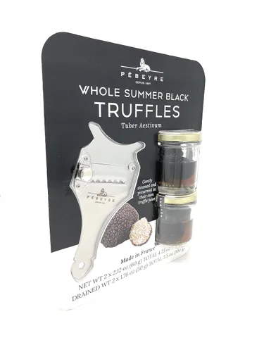 Vista 5 de Pebeyre Trufas de verano enteras Tuber Aestivum, 2.12 onzas (paquete de 2)