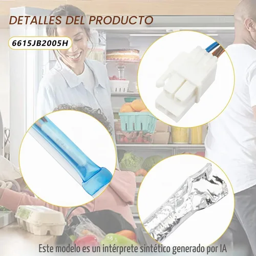 Vista 4 de Sensor de temperatura del refrigerador 6615JB2005H para LG, Samsung