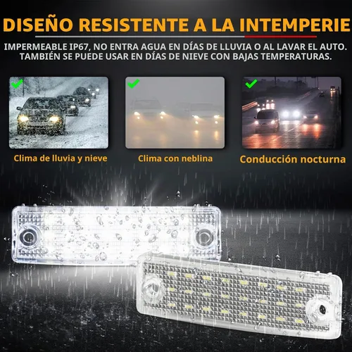 Vista 5 de Gempro Conjunto de Luz LED para Placa de Matrícula Montaje de Lámparas de Etiqueta de Parachoques Trasero para 1996-2023 4Runner 2008-2022 Sequoia