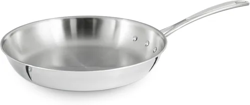 Vista 5 de Calphalon sartén para omelette de acero inoxidable con triple remache, de 8 pulgadas, Sartenes para omelette, 8" (20 cm)