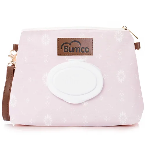 Vista 12 de Bumco - Bolsa de mano para pañales – Dispensador de toallitas portátil y soporte para pañales, estuche hermético de viaje para toallitas para bebés