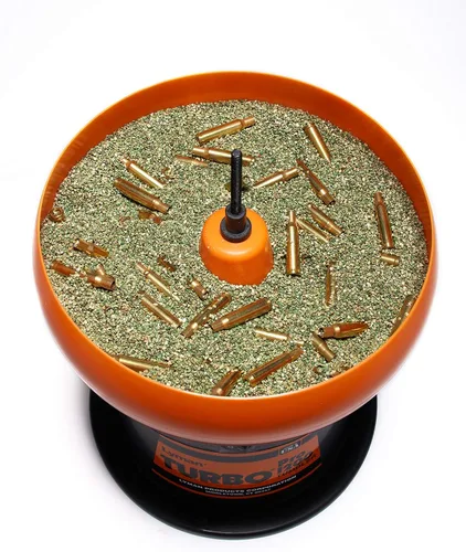 Vista 2 de Lyman Kit de limpieza de cajas con vaso 1200 Pro y 2 libras de medios de mazorca de maíz, negro, naranja (7631686)