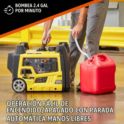 Vista 8 de Deway Bomba automática de transferencia de combustible con parada automática, funciona con batería AA, manguera extra larga de 39 pulgadas, bomba
