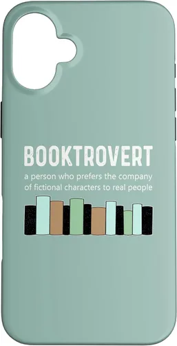 Vista 23 de Booktrovert Book Lover Book Worm Reading Nerd Bookshelf Case for iPhone 17