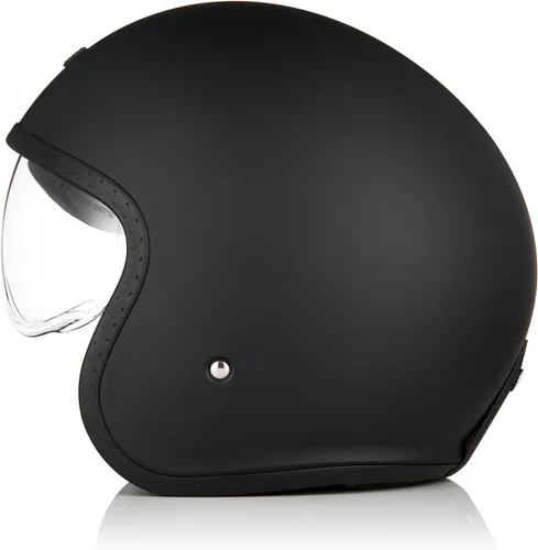 Vista 3 de ORIGINE Casco de motocicleta de cara abierta, casco de scooter, casco 3/4 con visera aprobado por DOT