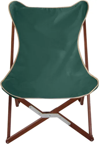 Vista 8 de BYER OF MAINE Silla de mariposa Pangean, silla de madera dura fácil de Verde bosque