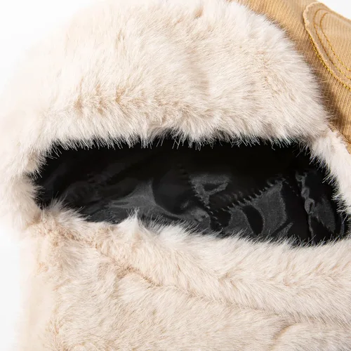 Vista 12 de CLAPE Men Winter Trapper Hat Warm Thick Trooper Hats with Ear Flaps Russian Ushanka Hat Hunting Ski Cap