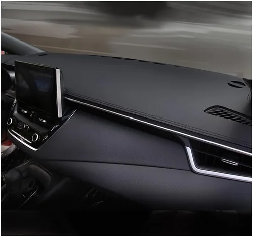 Vista 6 de 1 unids nueva cubierta de cuero negro tablero de coche cubierta antideslizante estera para Jaguar XF 2008 2009 2010 2011 2012 2013 2014 2015