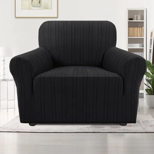 Vista 31 de H.VERSAILTEX Fundas de Loveseat de Alta Elasticidad, Funda de Sofá de 1 Pieza Antideslizante con Parte Inferior Elástica, Fundas de Sofá Gruesas