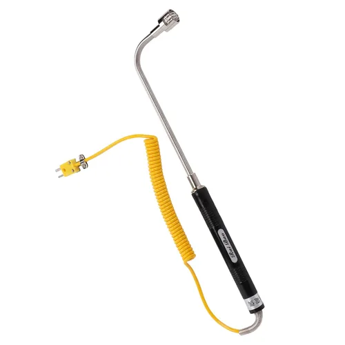 Vista 9 de Sensor de temperatura de termopar tipo K con funda de acero inoxidable y mango aislado Medición precisa de -58.0 °F a 932.0 °F para monitoreo