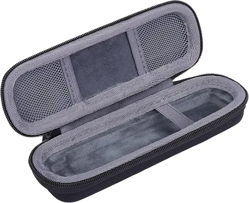 Vista 2 de co2CREA - Carcasa rígida para Logitech Spotlight 2/1 con mando a distancia, color negro Presenter Clicker Compatible, Travel Protective Storage