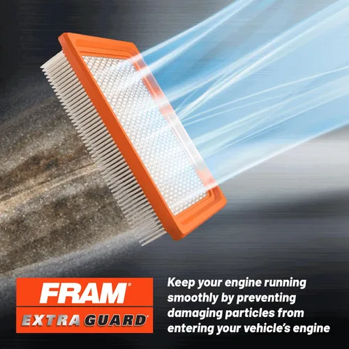 Vista 4 de Filtro de aire de motor FRAM Extra Guard de repuesto, fácil instalación con protección avanzada del motor y rendimiento óptimo, CA12065