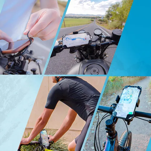 Vista 5 de Soporte para teléfono celular de bicicleta Roam universal Premium, para el manubrio de la bicicleta, ajustable, queda a iPhone 6s, 6S Plus, iPhone