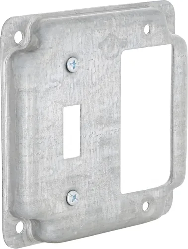Vista 14 de Hubbell-Raco 800C 1 Toggle - Cubierta de trabajo cuadrada expuesta de 4 pulgadas