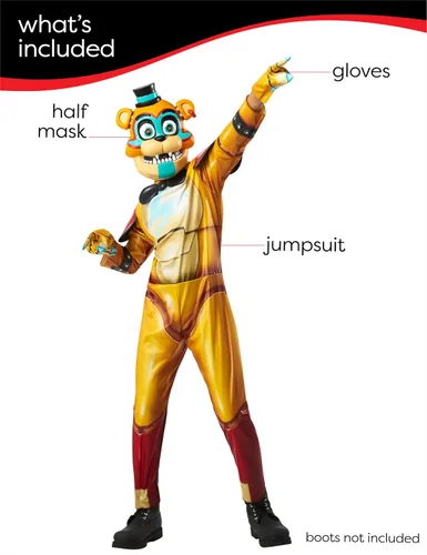 Vista 3 de Rubie's - Disfraz infantil de Five Nights at Freddy's Glamrock Freddy