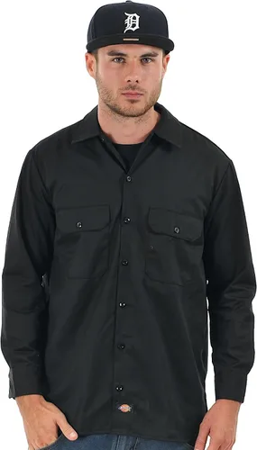 Vista 5 de Dickies Camisa de trabajo de manga larga grande y alta para hombre
