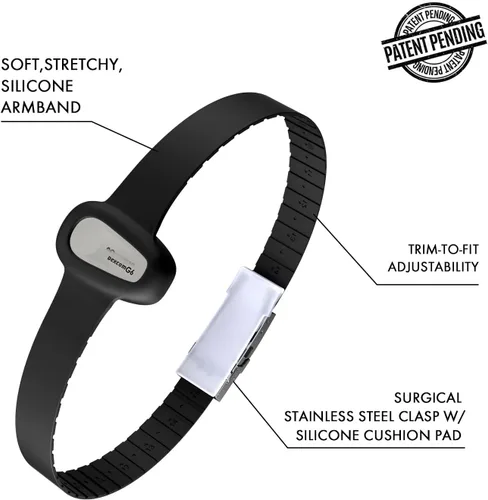 Vista 5 de Divoti Cubierta para sensor de insignia compatible con Dexcom G6, ajuste ajustable para ajustar, proteger de forma segura y poner y quitar