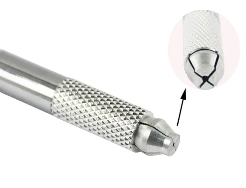 Vista 4 de Xiaoyu 3 En 1 Cristal Multifunción Manual Tatuaje Maquillaje Permanente Ceja Pluma Microblading Pen - Azul