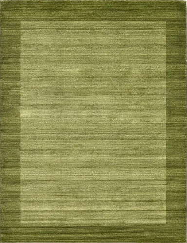Vista 10 de Unique Loom Del Mar Collection - Alfombra Abigail (rectángulo de 9' x 12', verde claro/ marfil)