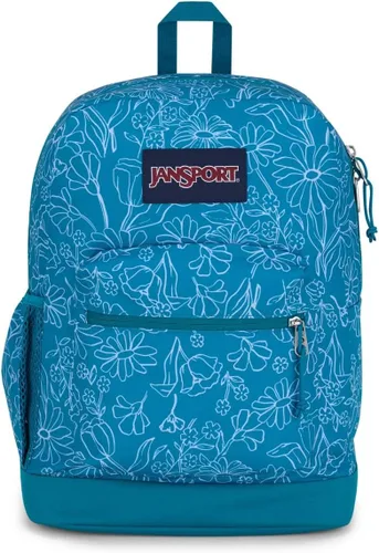 Vista 12 de JanSport Cross Town Plus - Mochila con compartimento principal grande, bolsillo lateral para botella de agua, funda acolchada para laptop de 15