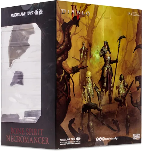 Vista 11 de McFarlane Toys - Diablo IV Bone Spirit Nigromante (Común) Escala 1:12 Figura Posada