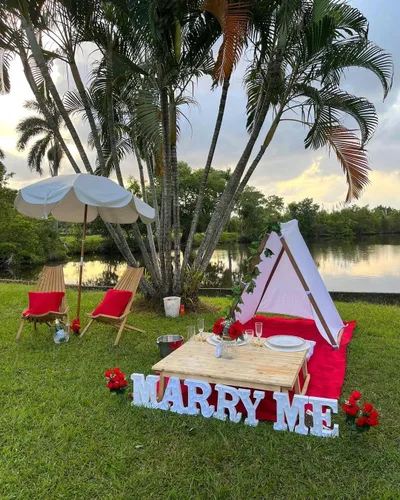 Vista 5 de JUICYRAUL 7 luces LED de marquesina Marry Me - Letras iluminadas para propuestas románticas, bodas y letreros de compromiso