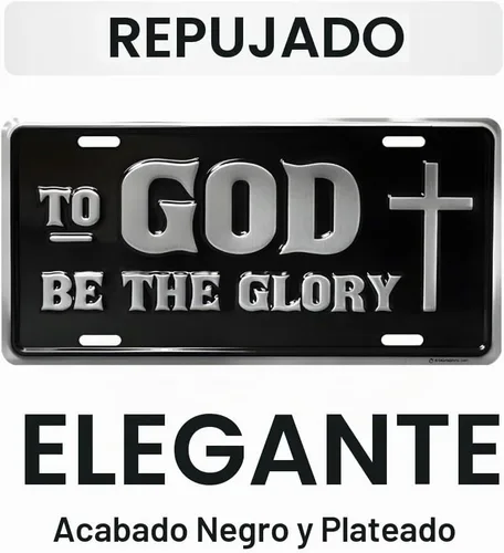Vista 4 de Placa de matrícula universal inspiradora de lujo para automóvil, placa de automóvil a prueba de óxido, resistente a la intemperie, duradera, acabado