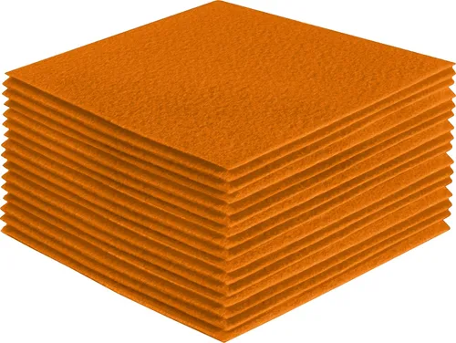 Vista 39 de FabricLA Hojas de fieltro acrílico para manualidades, cuadrados de fieltro precortados suaves de 4 x 4 pulgadas (3.9 in x 3.9 in), utiliza hojas