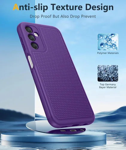 Vista 524 de FNTCASE Funda para iPhone 17 Pro: Fundas delgadas translúcidas de color azul claro compatibles con MagSafe, protección completa de la cámara