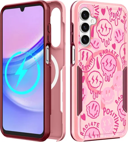 Vista 98 de Funda para Moto G 5G 2024 – Compatible con MagSafe para mujeres y niñas, bonita funda protectora magnética para teléfono, diseño femenino Kawaii