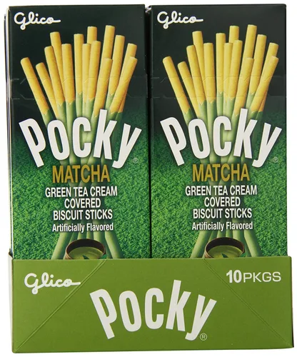Vista 8 de Pocky Paquete variado de palitos de galletas de 5 sabores (paquete de 5) (total 7.2 onzas) - Sabores clásicos