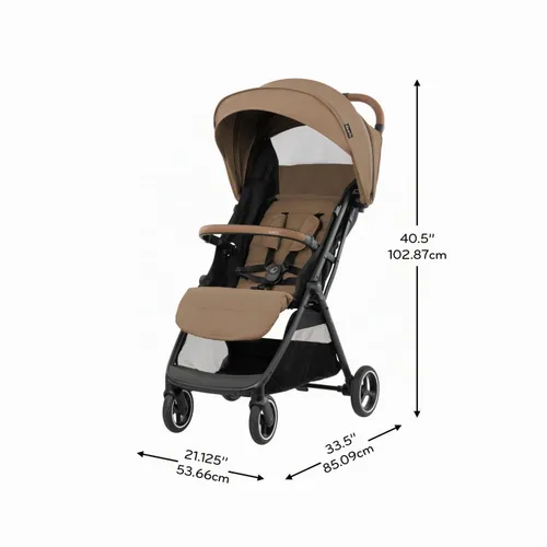 Vista 8 de Evenflo Otto+ Travel System w/LiteMax - Asiento infantil para gatos Lightweight, One Hand Gravity Fold, Rear-Facing Mode 3-30lbs, Stroller use up