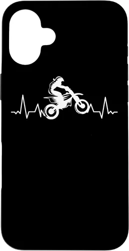 Vista 23 de Motocross Motorcyclist Dirtbike Pitbike Motorcyclist Case for iPhone 17