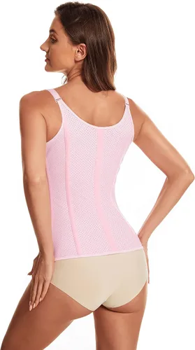 Vista 3 de Entrenador de cintura de látex para mujer, corsé de entrenamiento deportivo bajo el busto, faja moldeadora de reloj de arena