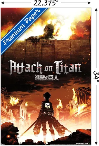 Vista 3 de Trends International Ataque a los titanes (Attack on Titan) póster para pared