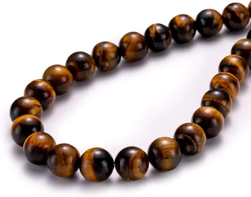 Vista 5 de BEADIA Cuentas redondas de jade africano natural de piedra suelta semipreciosas para hacer joyas 4MM 38cm/hebra