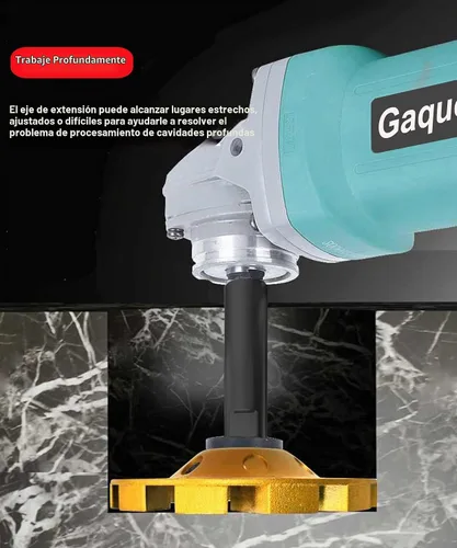 Vista 3 de Juego de ejes de extensión para amoladora angular de 5/8"-11 Kit extensor de pulido de vías respiratorias 3 paquetes Barra de conexión para pulidor