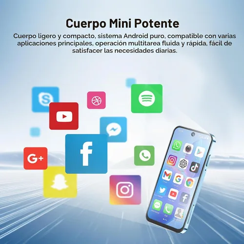 Vista 3 de 3G Mini Smartphone Sistema Android Desbloqueado Pantalla Táctil HD de 3.88 pulgadas Mini Teléfono Cámaras Duales SIM Dual Móvil Compacto Adecuado
