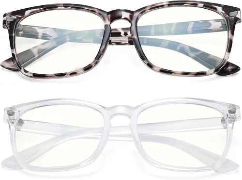 Vista 10 de AZorb 2Pack Gafas de Bloqueo de Luz Azul para Niños - TR90 Gafas de Pantalla de Computadora Irrompibles para Niños y Niñas