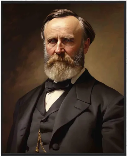 Vista 12 de Abraham Lincoln - Póster impreso artístico, retrato presidencial oficial, decoración de pared, colección de galería de arte del presidente, pintura