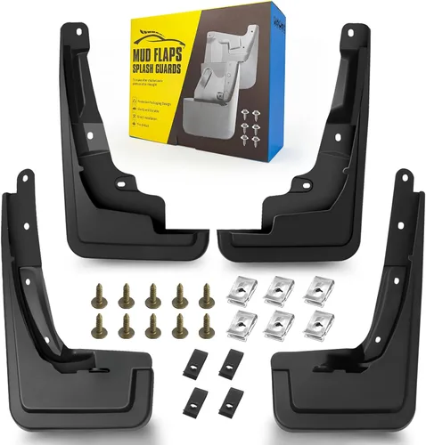 Vista 24 de Aleta de lodo Compatible con 2009-2010 Do-dge Ram 1500/2500/3500, 11-18 Ram 1500/2500/3500, Compatible con ruedas traseras simples, No es compatible