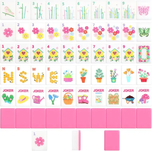 Vista 8 de Disco Grabado 160 Mini Travel American Mahjong Juego