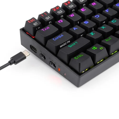 Vista 4 de Sqrmekoko Cable de carga USB tipo C compatible con Redragon K530 K585 K583 K596 K630, Logitech MX Keys Anywhere 3, Keychron K2 K4 K6 K8 C1 C2 y más