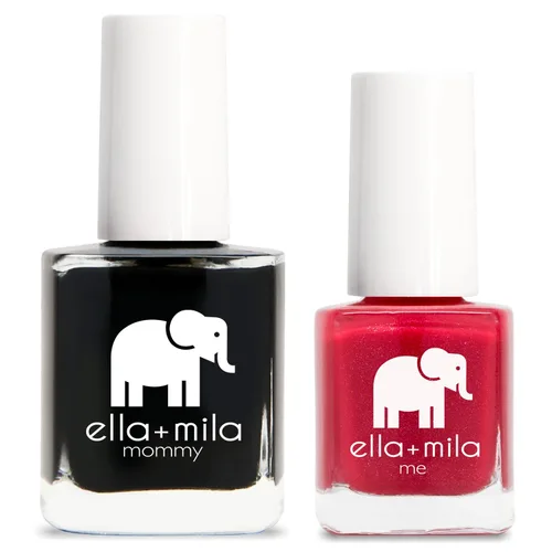 Vista 10 de ella+mila Mommy & Me Set de Esmalte de Uñas - Esmalte de uñas Resistente a las Astillas, de Larga Duración y de Secado Rápido, Set de Esmalte