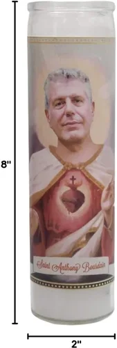 Vista 2 de Anthony Bourdain Oración devocional Santa Vela