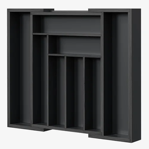 Vista 14 de Pipishell - Organizador de Cajones Extensible de Bambú para Soporte de Utensilios, Bandeja de Cubiertos Ajustable, Organizador de Divisores