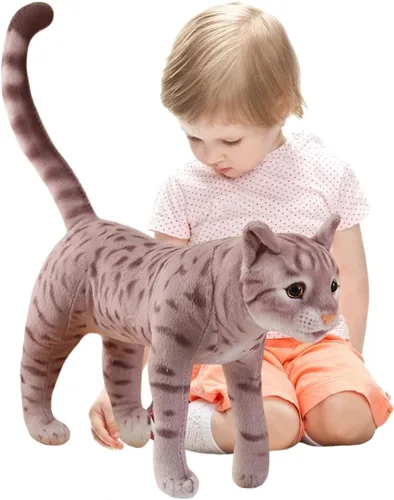 Vista 5 de ELAINREN Almohada de Peluche de Búho Marrón Super Suave, Peluche de Búho Esponjoso y Adorable, Regalo de Búho de Peluche para Niños y Adultos/40 cm